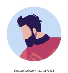 vector design, flat male character illustration
