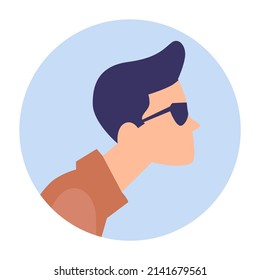 vector design, flat male character illustration