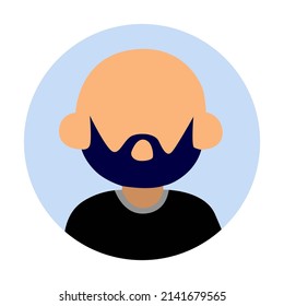 diseño vectorial, ilustración de carácter macho plano