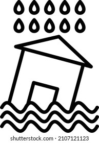 Vector Design Flood Icon Style