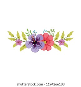 Vector design floral decoration