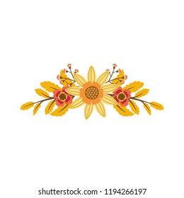 Vector design floral decoration