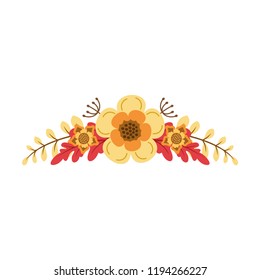 Vector design floral decoration