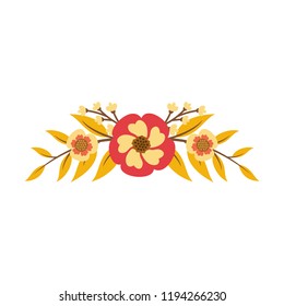 Vector design floral decoration