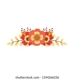 Vector design floral decoration