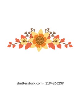 Vector design floral decoration