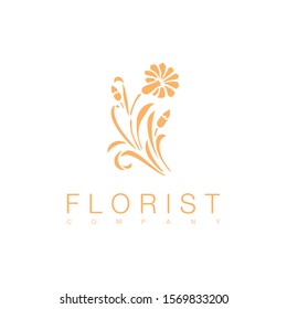 vector design florist logo. can be used for company