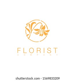 vector design florist logo. can be used for company