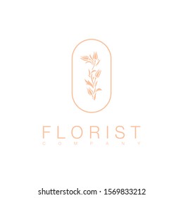 vector design florist logo. can be used for company