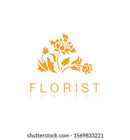 vector design florist logo. can be used for company