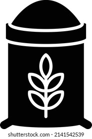 Vectordesign-Mehl-Symbolstil
