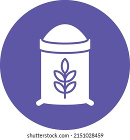 Vectordesign-Mehl-Symbolstil