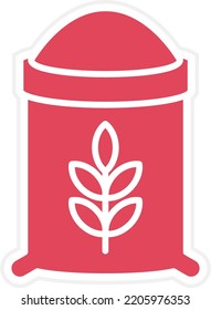 Vector Design Flour Icon Style