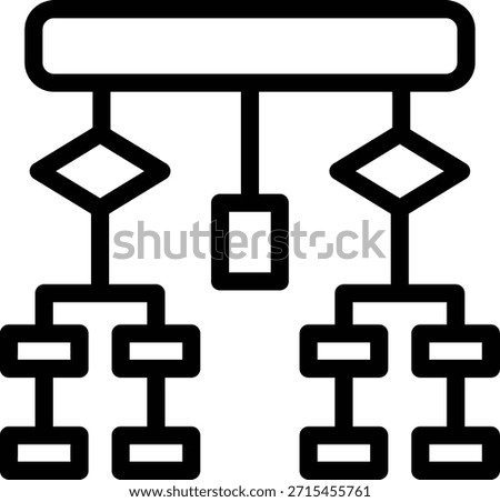 Vector Design Flowchart Icon Style