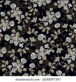 Vector design flower all over seamless pattern wrapping paper design, digital image printing factory textile