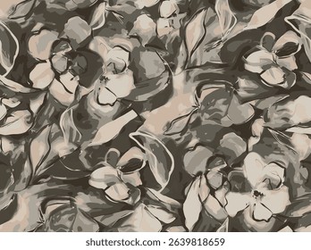 Vector design flower all over seamless pattern wrapping paper design, digital image printing factory textile  
