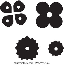 Vector Diseño de la flor para el uso de la ocasión solamente