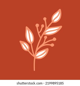 vector design of flowers and leaves, very suitable for decoration needs or pattern motifs