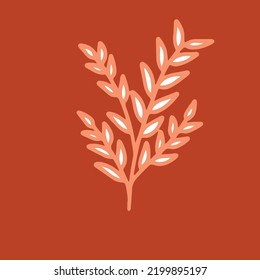 vector design of flowers and leaves, very suitable for decoration needs or pattern motifs