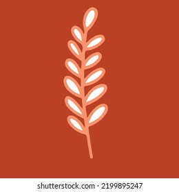 vector design of flowers and leaves, very suitable for decoration needs or pattern motifs