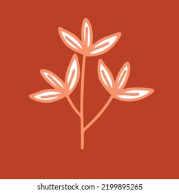 vector design of flowers and leaves, very suitable for decoration needs or pattern motifs