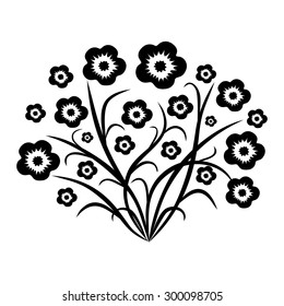 Vector for design flowers and ornament floral