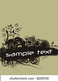 Vector design of flyer or anything
