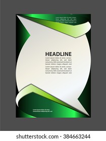 Vector design flyer background
