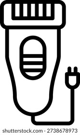 Vector Design Foil shaver Icon Style