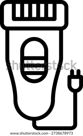 Vector Design Foil shaver Icon Style