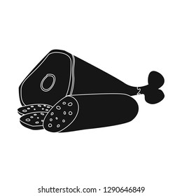 Vector design of food and drink logo. Collection of food and store stock symbol for web.