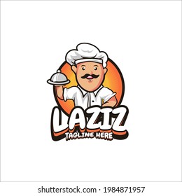 Vector Design of Food Logo, Restaurant Emblem, Icon, Character 