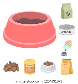 Vector design of food  and tin icon. Collection of food  and bottle stock vector illustration.