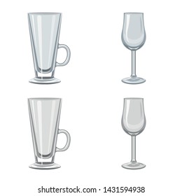 Vector design of form and celebration icon. Collection of form and volume stock vector illustration.