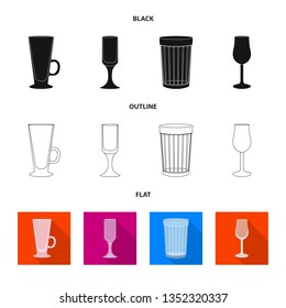 Vector design of form and celebration sign. Collection of form and volume vector icon for stock.