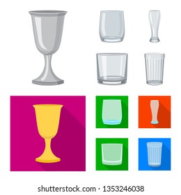 Vector design of form and celebration sign. Collection of form and volume vector icon for stock.