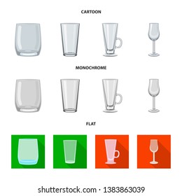 Vector design of form and celebration sign. Collection of form and volume stock symbol for web.