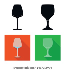 Vector design of form and celebration symbol. Collection of form and volume stock symbol for web.