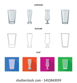 Vector design of form and celebration symbol. Collection of form and volume stock vector illustration.