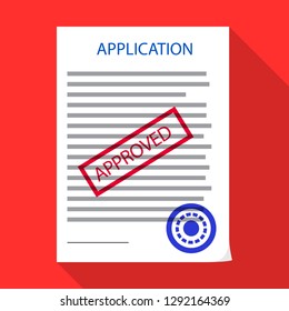 Vector design of form and document sign. Set of form and mark stock symbol for web.