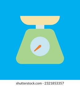vector design in the form of green scales on a blue background