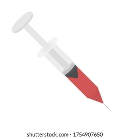 vector design in the form of injection related to medical