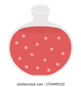 vector design in the form of potion related to medical