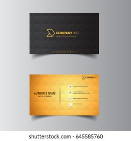 vector design formal luxury and modern business card