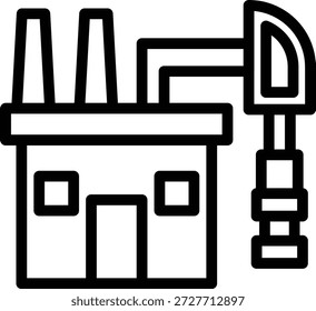 Vector Design Fossil Fuels Icon Style