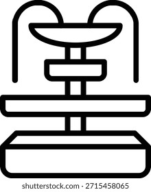 Vector Design Fountain Icon Style