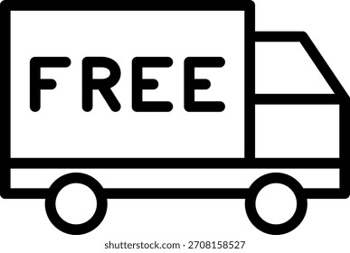 Diseño de Vector Envío gratis Icon Style