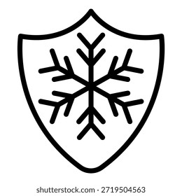 Diseño de Vector Freeze Guardian Icon Style