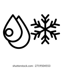 Diseño de Vector Freeze Master Icon Style
