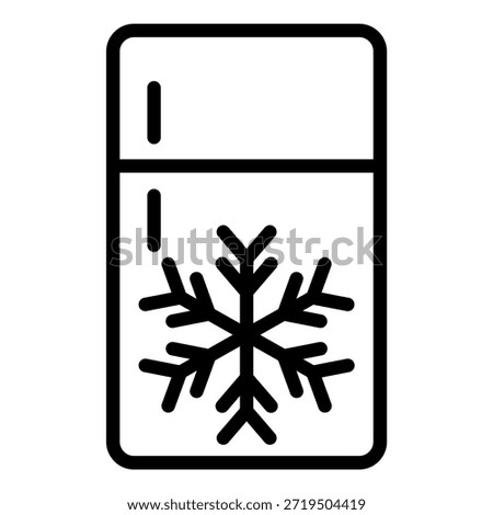 Vector Design Freeze Master Icon Style